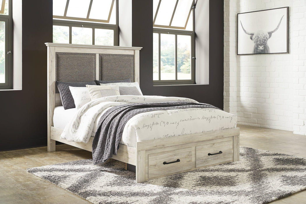 Cambeck Upholstered Panel Storage Bed Bed Ashley Furniture