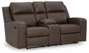 Lavenhorne Reclining Loveseat with Console Loveseat Ashley Furniture