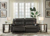 Mackie Pike Power Reclining Sectional Loveseat Sectional Ashley Furniture