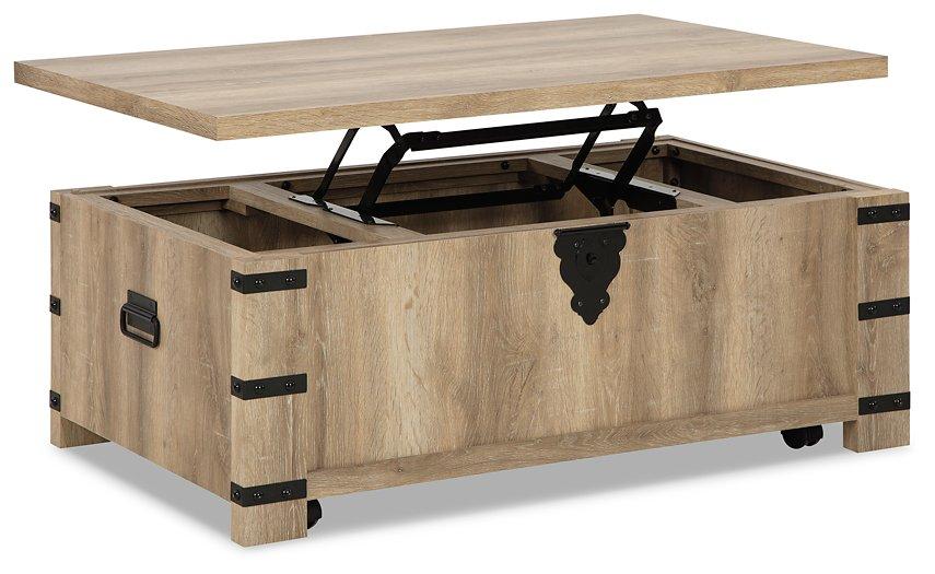 Calaboro Lift-Top Coffee Table Cocktail Table Lift Ashley Furniture