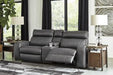 Samperstone Power Reclining Sectional Sectional Ashley Furniture