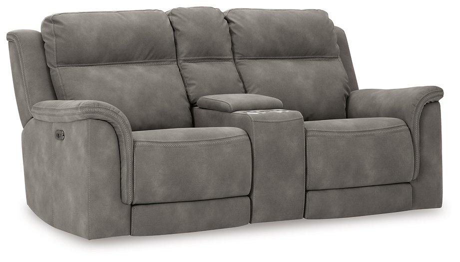 Next-Gen DuraPella Power Reclining Loveseat with Console Loveseat Ashley Furniture