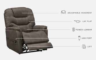 Ballister Power Lift Chair Recliner Ashley Furniture