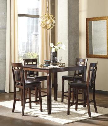 Bennox Counter Height Dining Table and Bar Stools (Set of 5) Counter Height Table Ashley Furniture