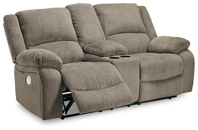 Draycoll Power Reclining Loveseat with Console Loveseat Ashley Furniture