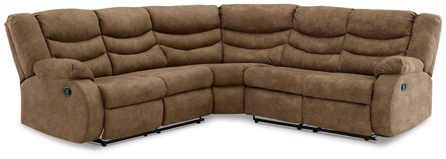 Partymate 2-Piece Reclining Sectional Sectional Ashley Furniture