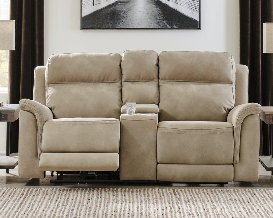 Next-Gen DuraPella Power Reclining Loveseat with Console Loveseat Ashley Furniture