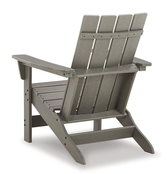 Visola Outdoor Adirondack Chair Set with End Table Outdoor Seating Set Ashley Furniture