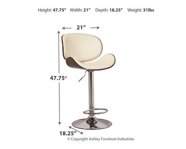 Bellatier Adjustable Height Bar Stool Barstool Ashley Furniture