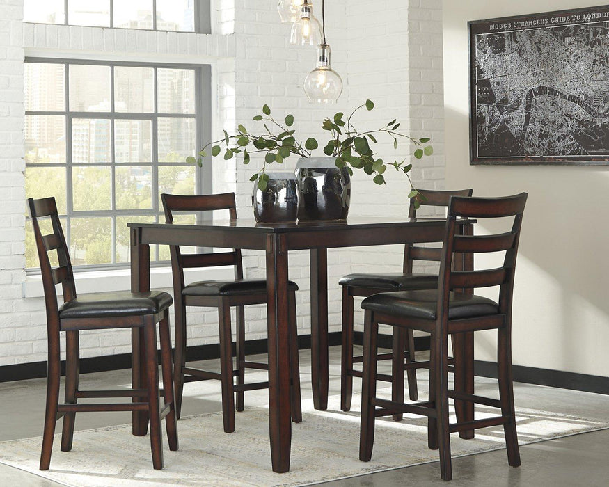 Coviar Counter Height Dining Table and Bar Stools (Set of 5) Counter Height Table Ashley Furniture