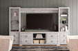 Willowton 4-Piece Entertainment Center Entertainment Center Ashley Furniture