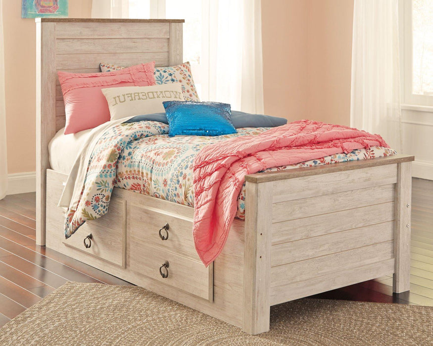 Willowton Bed with 2 Storage Drawers Bed Ashley Furniture