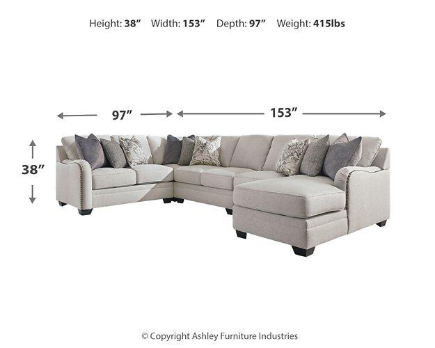 Dellara Sectional with Chaise Sectional Ashley Furniture