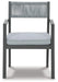 Eden Town Arm Chair with Cushion (Set of 2) Outdoor Dining Chair Ashley Furniture