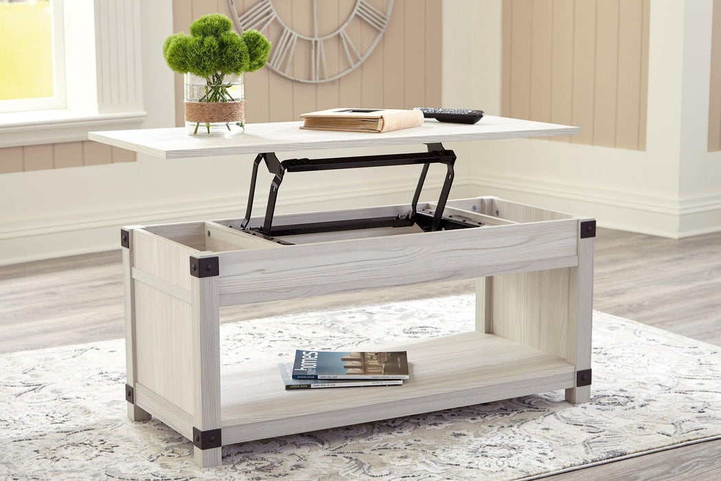 Bayflynn Lift-Top Coffee Table Cocktail Table Lift Ashley Furniture