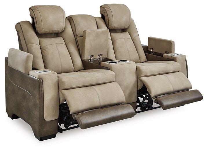 Next-Gen DuraPella Power Reclining Loveseat with Console Loveseat Ashley Furniture