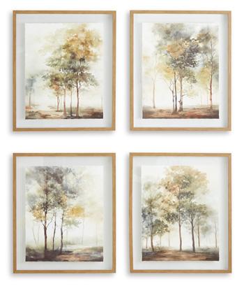 Bryneford Wall Art (Set of 4) Wall Art Ashley Furniture