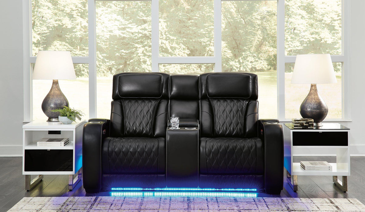 Boyington Power Reclining Loveseat with Console Loveseat Ashley Furniture