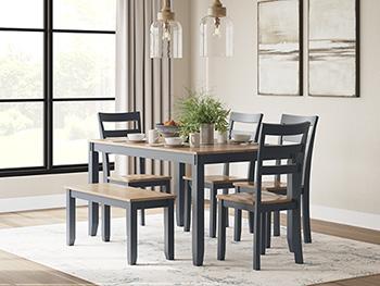 Gesthaven Counter Height Dining Table and 4 Barstools (Set of 5) Counter Height Table Ashley Furniture