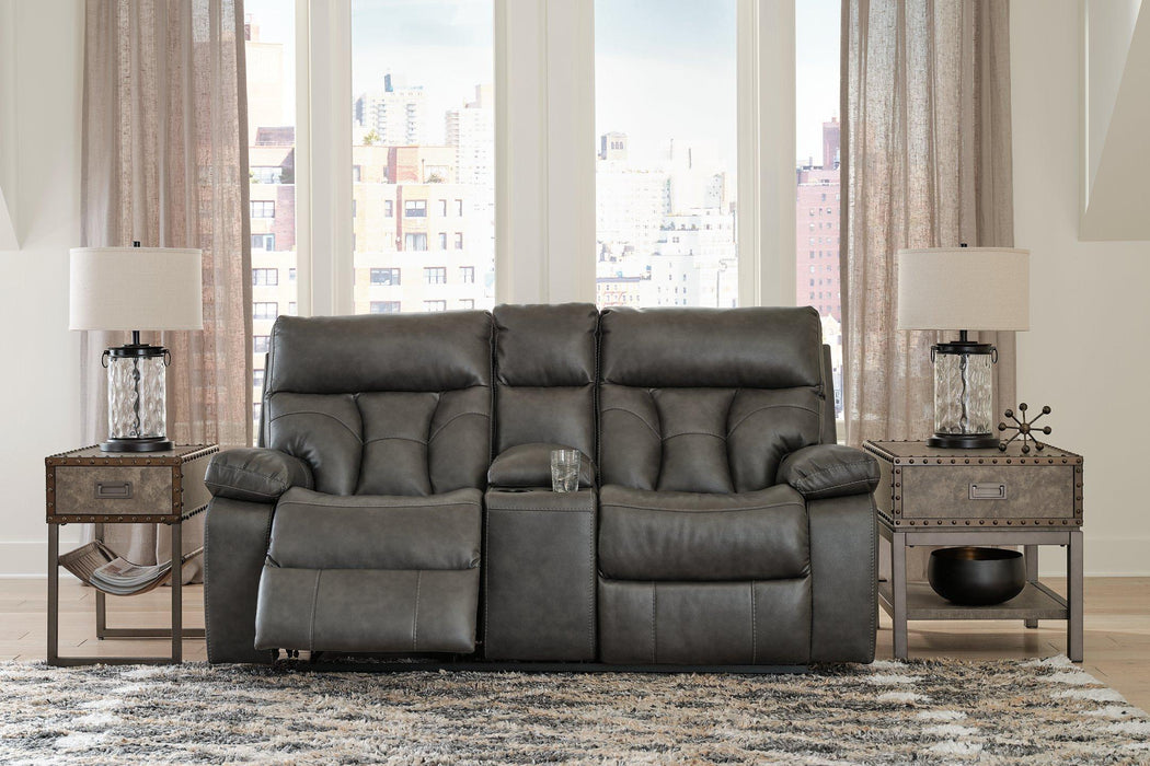 Willamen Reclining Loveseat with Console Loveseat Ashley Furniture