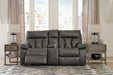 Willamen Reclining Loveseat with Console Loveseat Ashley Furniture