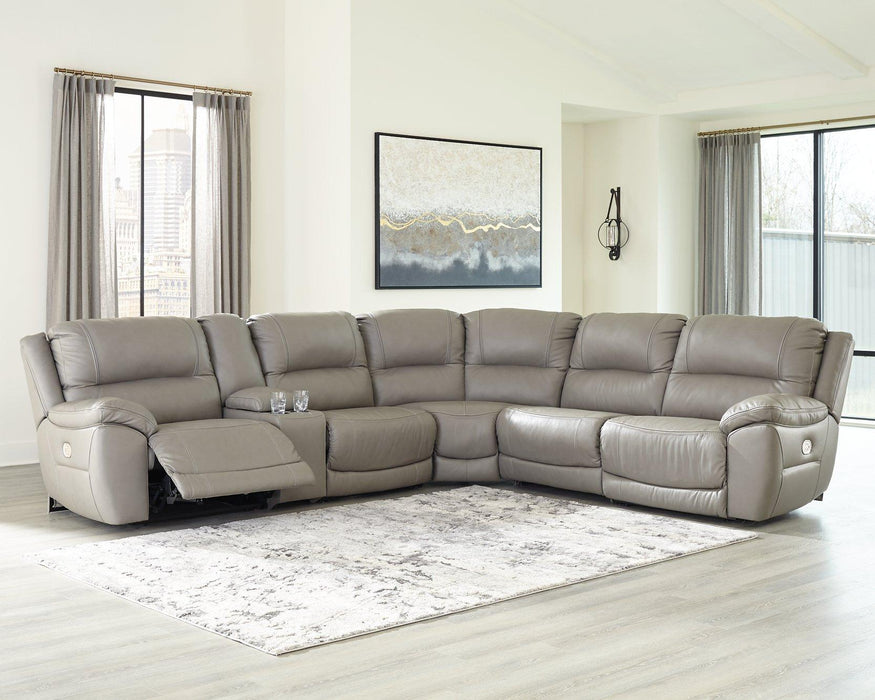 Dunleith Power Reclining Sectional Sectional Ashley Furniture