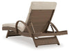 Beachcroft Outdoor Chaise Lounge with Cushion Outdoor Seating Ashley Furniture