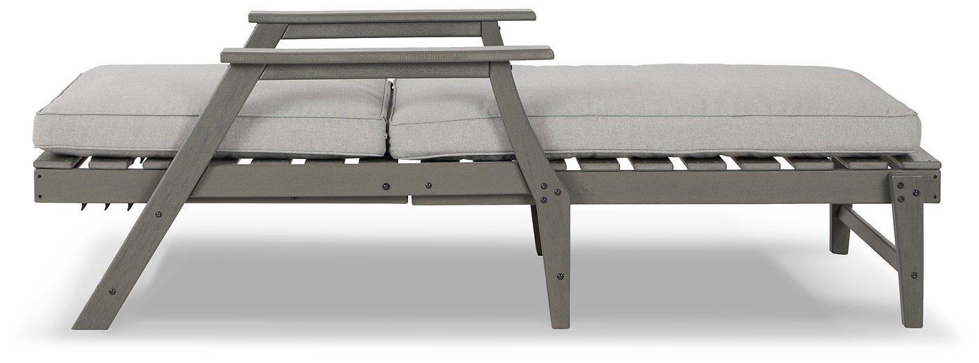 Visola Chaise Lounge with Cushion Outdoor Seating Ashley Furniture