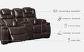 Warnerton Power Reclining Loveseat with Console Loveseat Ashley Furniture