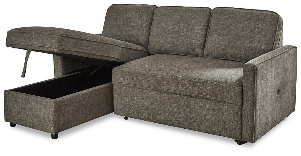 Kerle 2-Piece Sectional with Pop Up Bed Sectional Ashley Furniture