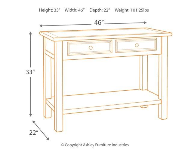 Bolanburg Sofa/Console Table End Table Ashley Furniture