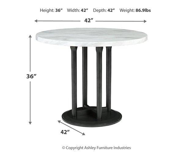 Centiar Counter Height Dining Table Counter Height Table Ashley Furniture