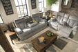 Mitchiner Reclining Loveseat with Console Loveseat Ashley Furniture