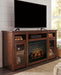 Harpan 72" TV Stand with Electric Fireplace TV Stand Ashley Furniture