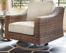 Beachcroft Outdoor Swivel Lounge with Cushion Outdoor Seating Ashley Furniture