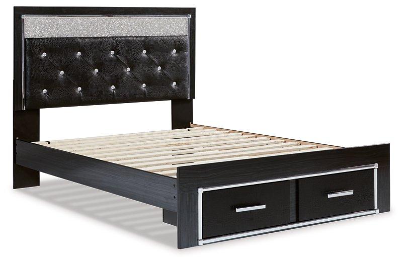 Kaydell Upholstered Panel Storage Bed Bed Ashley Furniture