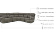 Starbot Power Reclining Sectional Sectional Ashley Furniture