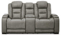 The Man-Den Power Reclining Loveseat with Console Loveseat Ashley Furniture