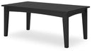 Hyland wave Outdoor Coffee Table Outdoor Cocktail Table Ashley Furniture