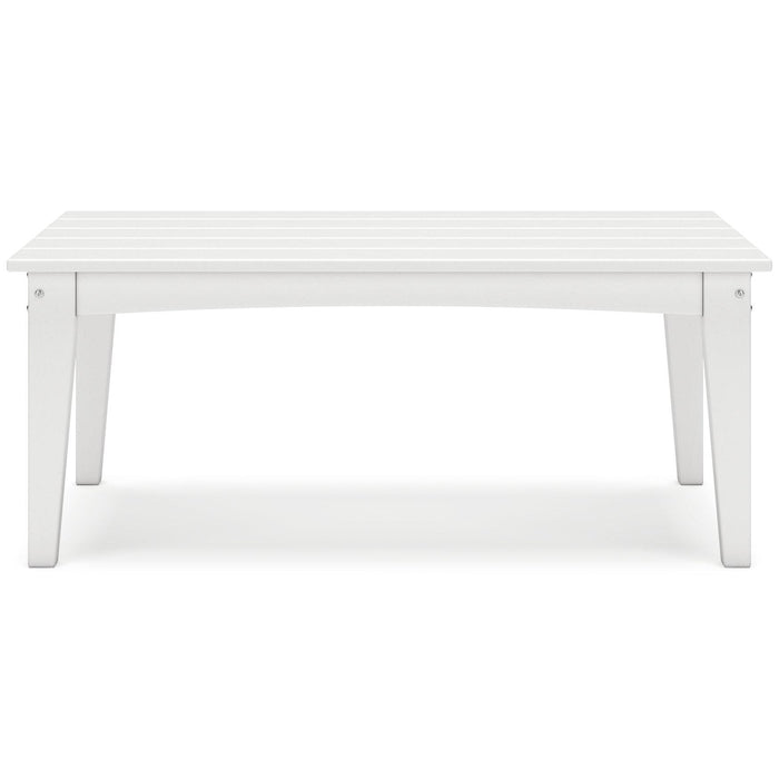 Hyland wave Outdoor Coffee Table Outdoor Cocktail Table Ashley Furniture