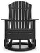 Hyland wave Outdoor Swivel Glider Chair Outdoor Dining Chair Ashley Furniture