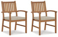 Janiyah Outdoor Dining Arm Chair (Set of 2) Outdoor Dining Chair Ashley Furniture