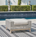 Seton Creek Outdoor Ottoman with Cushion Outdoor Ottoman Ashley Furniture