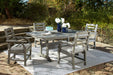 Visola Outdoor Dining Table with 4 Chairs Outdoor Seating Set Ashley Furniture