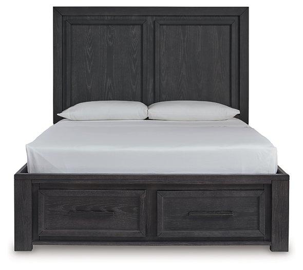 Foyland Panel Storage Bed Bed Ashley Furniture