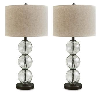 Airbal Table Lamp (Set of 2) Table Lamp Pair Ashley Furniture