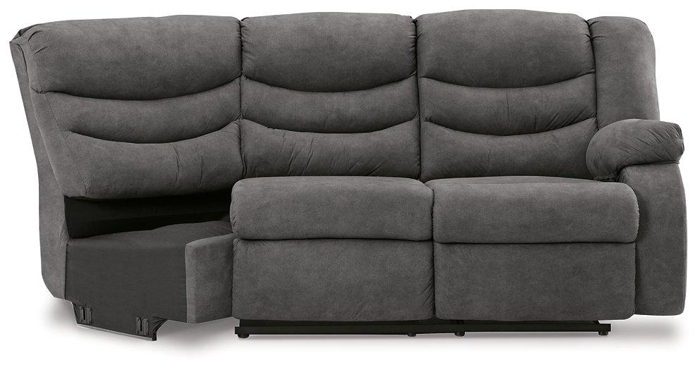 Partymate 2-Piece Reclining Sectional Sectional Ashley Furniture