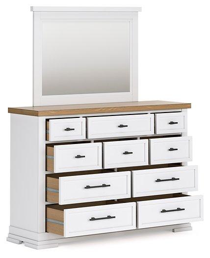 Ashbryn Dresser and Mirror Dresser & Mirror Ashley Furniture