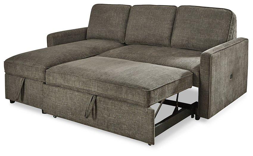 Kerle 2-Piece Sectional with Pop Up Bed Sectional Ashley Furniture