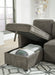 Kerle 2-Piece Sectional with Pop Up Bed Sectional Ashley Furniture